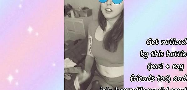  Cute Amateur Happylilcamgirl Snapchat March 2017 Preview